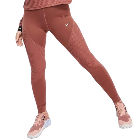 Nike Pants - The Nike Pro Tight Fit Training Leggings in Rust S
